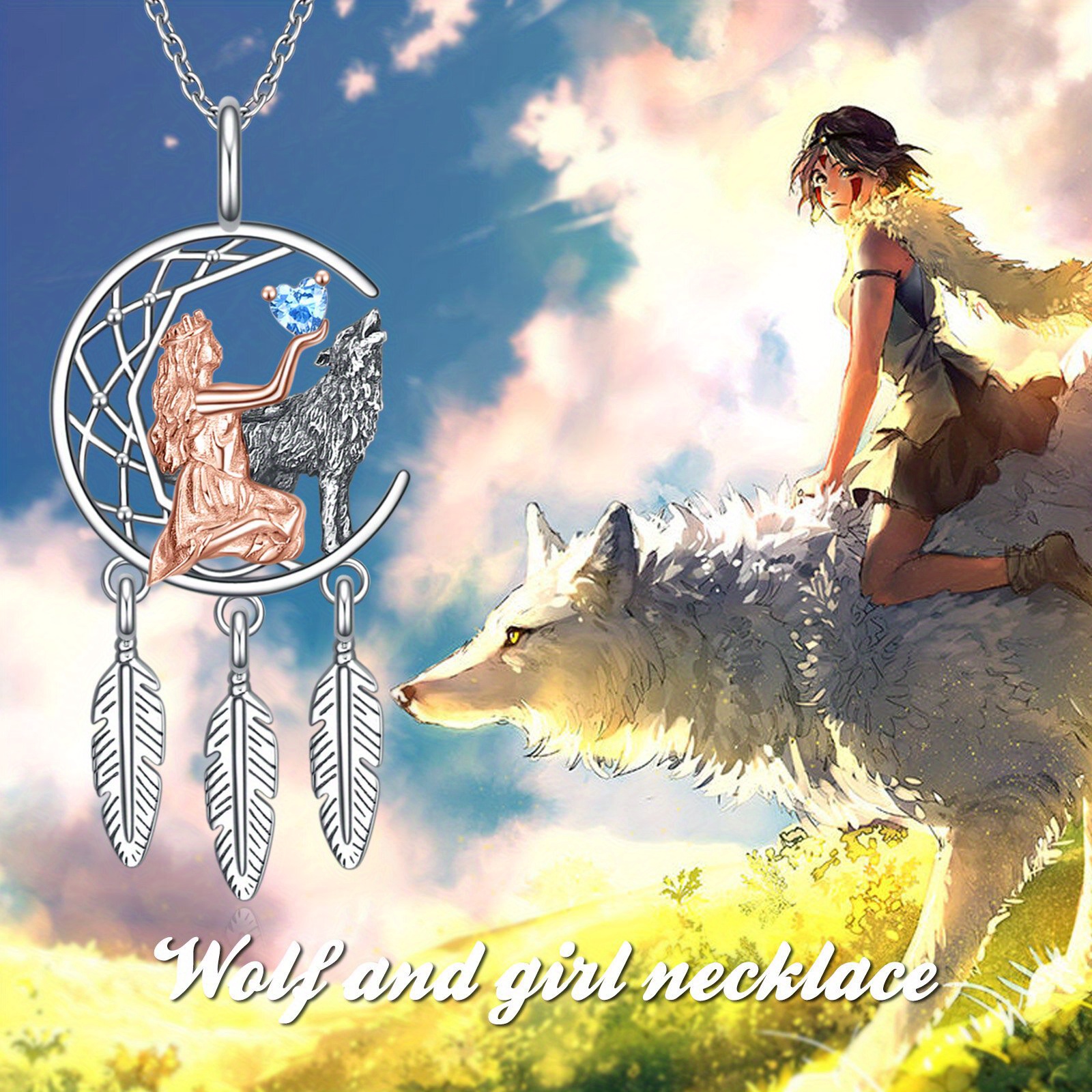 925 Sterling Silver Dream Catcher Pendant Necklace, Gift